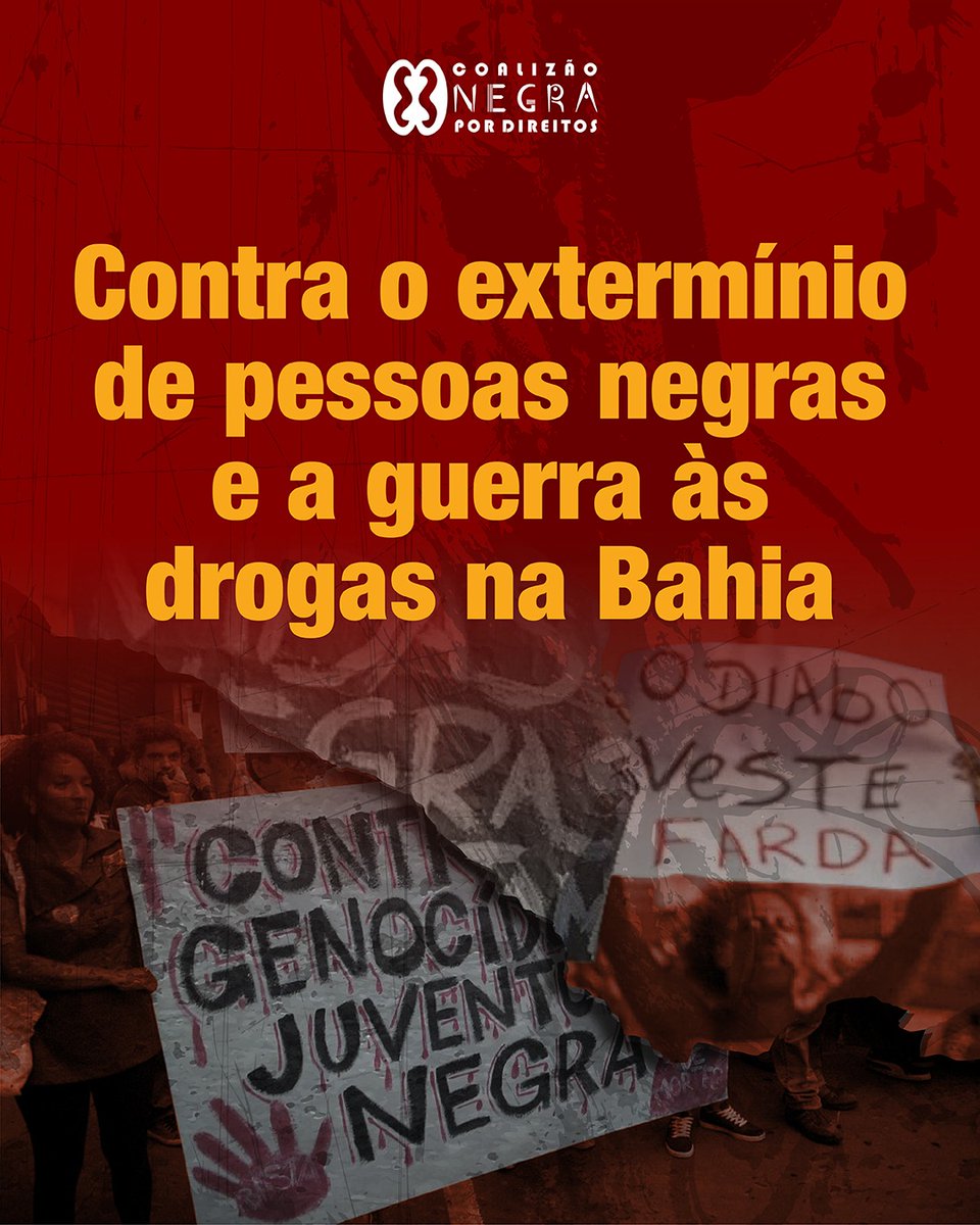 Nós da Coalizão Negra por Direitos, composta por mais de 290 organizações da sociedade civil, viemos a público manifestar o nosso repúdio à política de letalidade policial institucionalizada na Bahia. #VidasNegrasImportam #BastaDeLetalidadePolicial #JustiçaParaAsVítimas