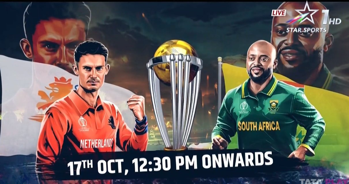 South Africa Vs Netherlands World Cup 2023 Live