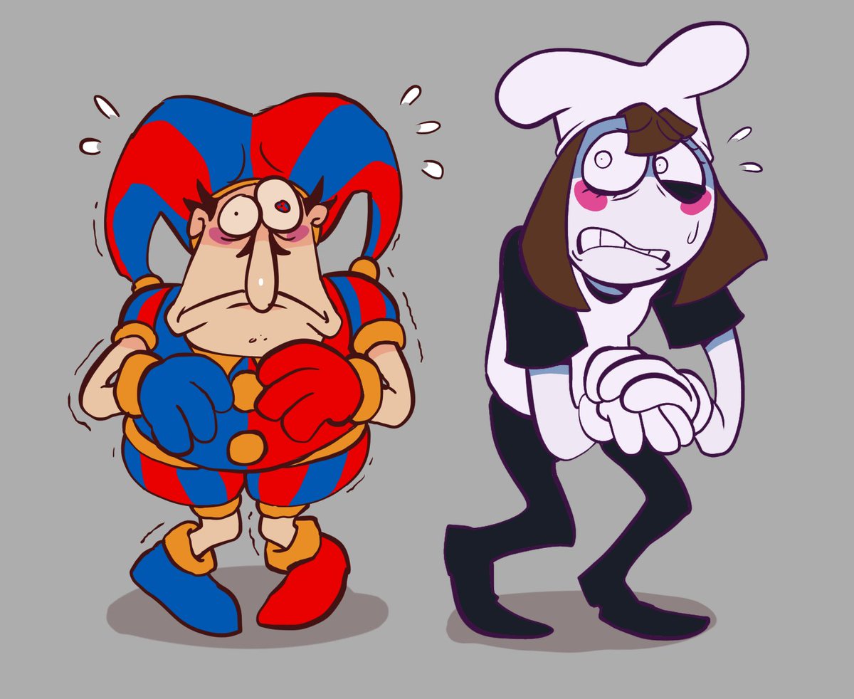 Pepno and Pomnino
(both have sopping wet cat energy)
#PizzaTower #DigitalCircus