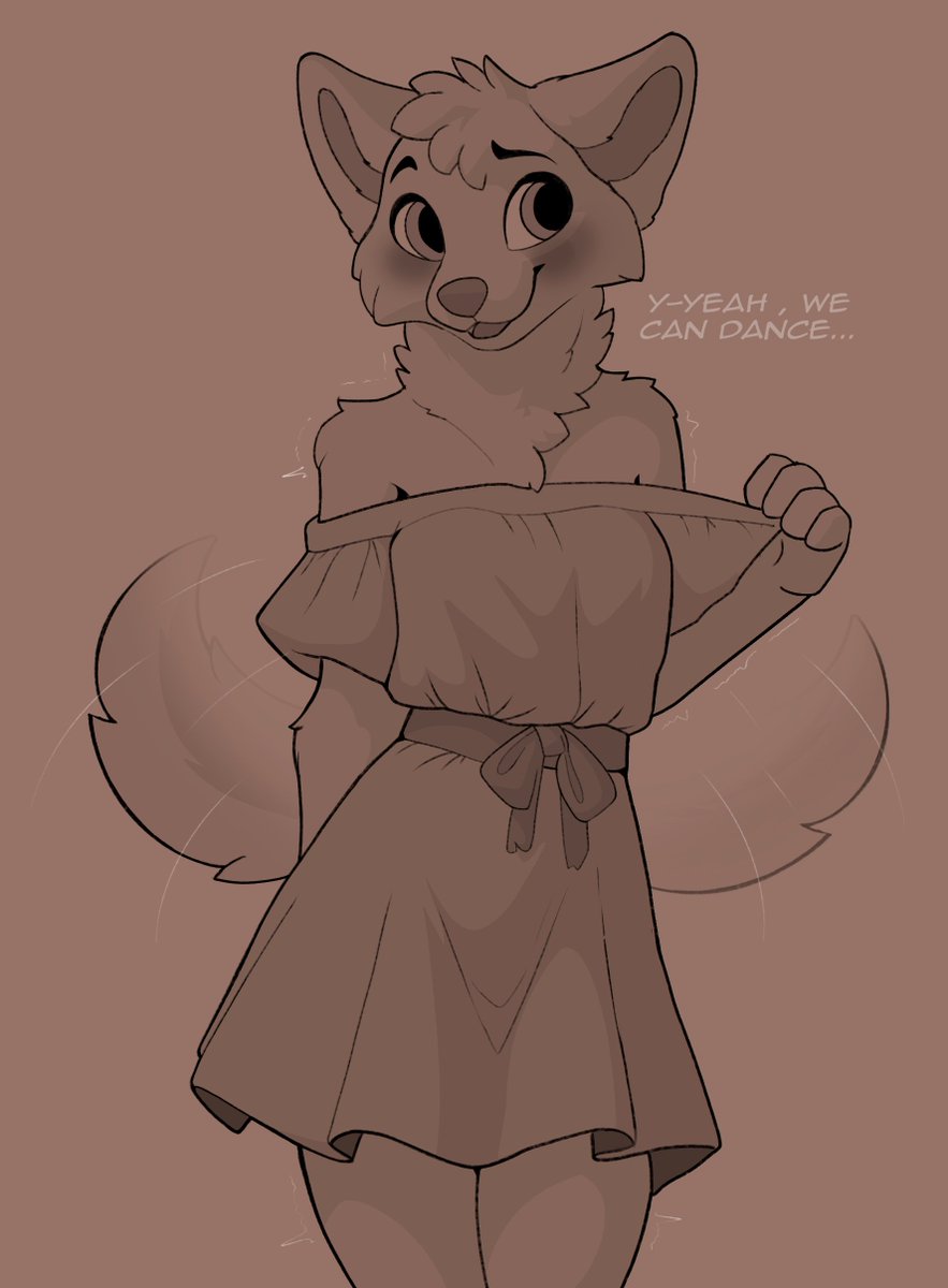 chimi_artt's tweet image. Its been a while without posting here.
I wanted to draw a Dress 💙