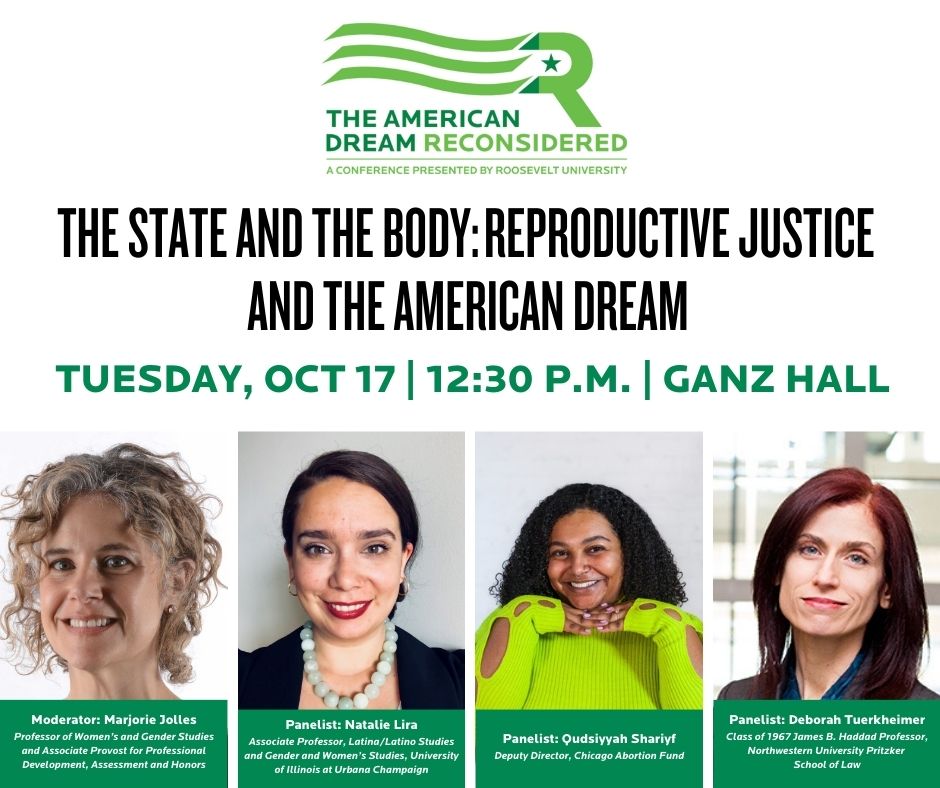 Perhaps nothing is more fundamental to the American Dream than control over decisions about one’s body.  Panelists will explore topics such as access to abortion, birth control, gender affirming care, and basic health. Register: roosev.lt/3Lx0206 

#ADRC2023