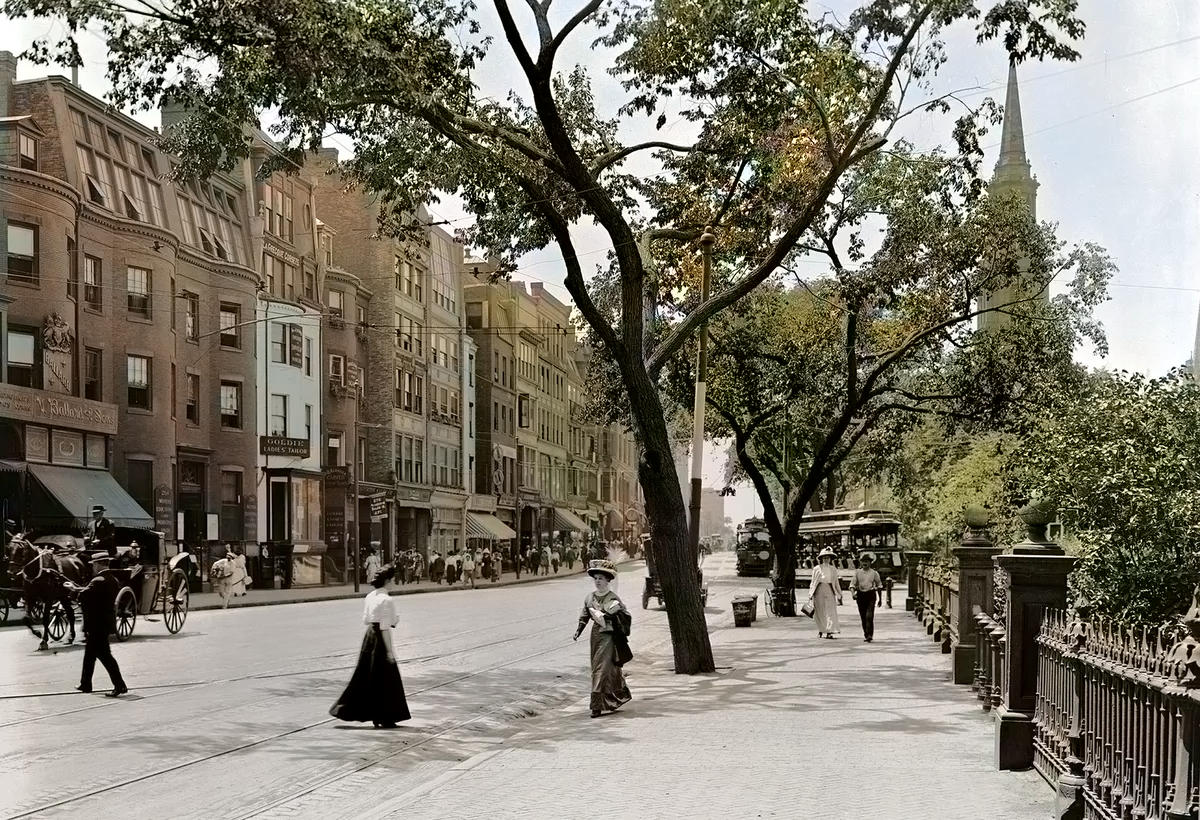 Boylston Street long ago.