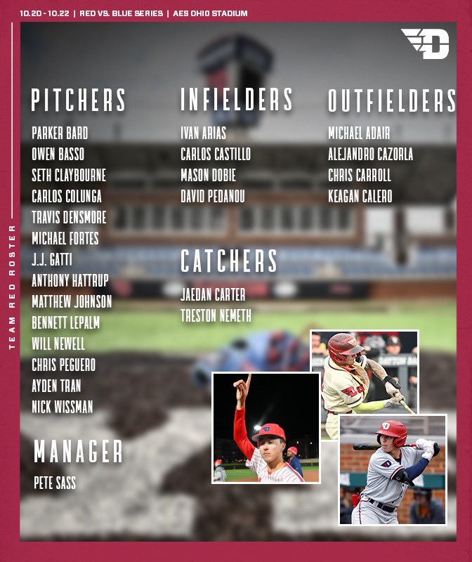 This weekend the #FlyBoys put it all on the line in the Red vs. Blue Series! Here are the squads:

#FlyBoys // #GoFlyers