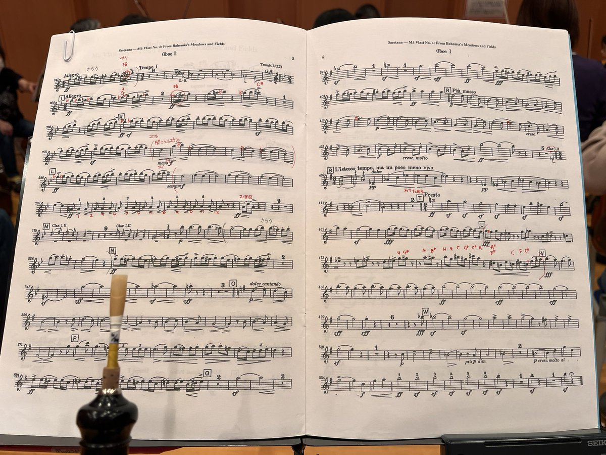 EnsembleMai's tweet photo. 週末、オケの練習日  ドヴォ8
2nd  低音からの始まりが多め
もっと練習しなくちゃ https://t.co/LqPK1BWmXU