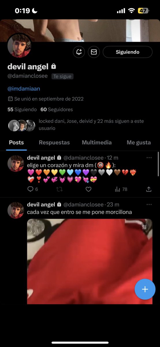imdamiaan's tweet photo. ⚠️ola hay una candado haciéndose pasar por mi DEJO CLARO Q NO SOY YO PORFAVOR DIFUNDID están subiendo fotos de rabos haciendo creer que soy yo y NO⚠️ https://t.co/lnOTDMJpdH