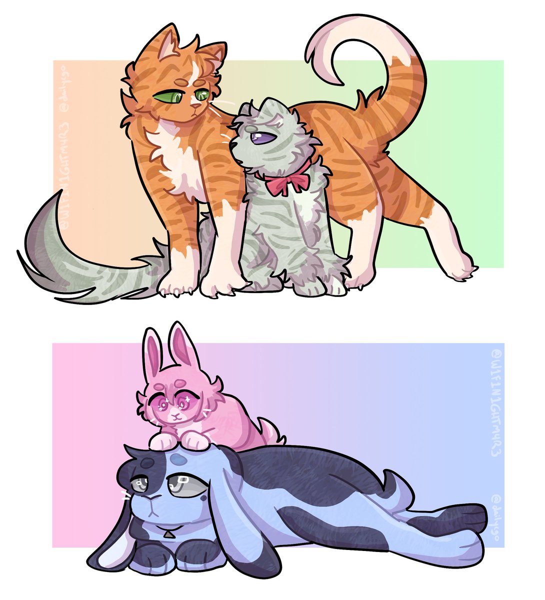 kippies and bnuuys... (🐹)