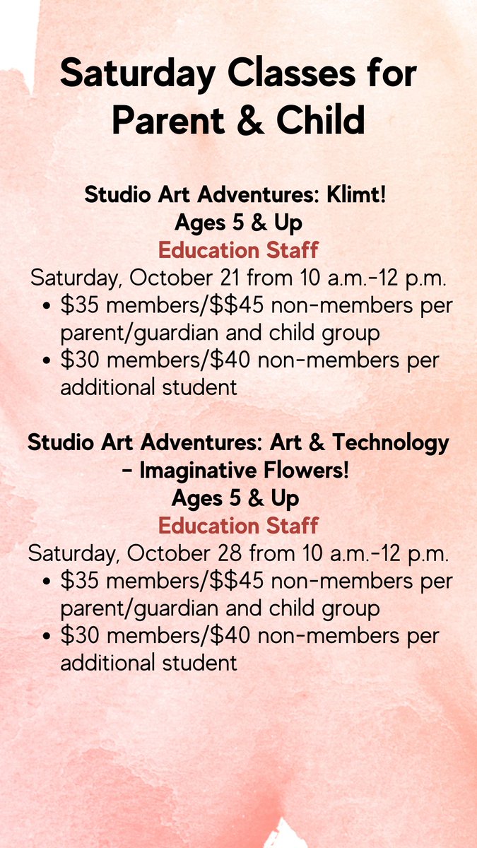 HSVmuseumArt's tweet image. Embrace the vibrant colors of fall and unlock your artistic potential at Huntsville Museum of Art’s Academy! Our upcoming Fall classes are tailored for all ages and skill levels, providing a range of artistic experiences for all to enjoy. 🍂🎨 #HMAAcademy #FallArtClasses