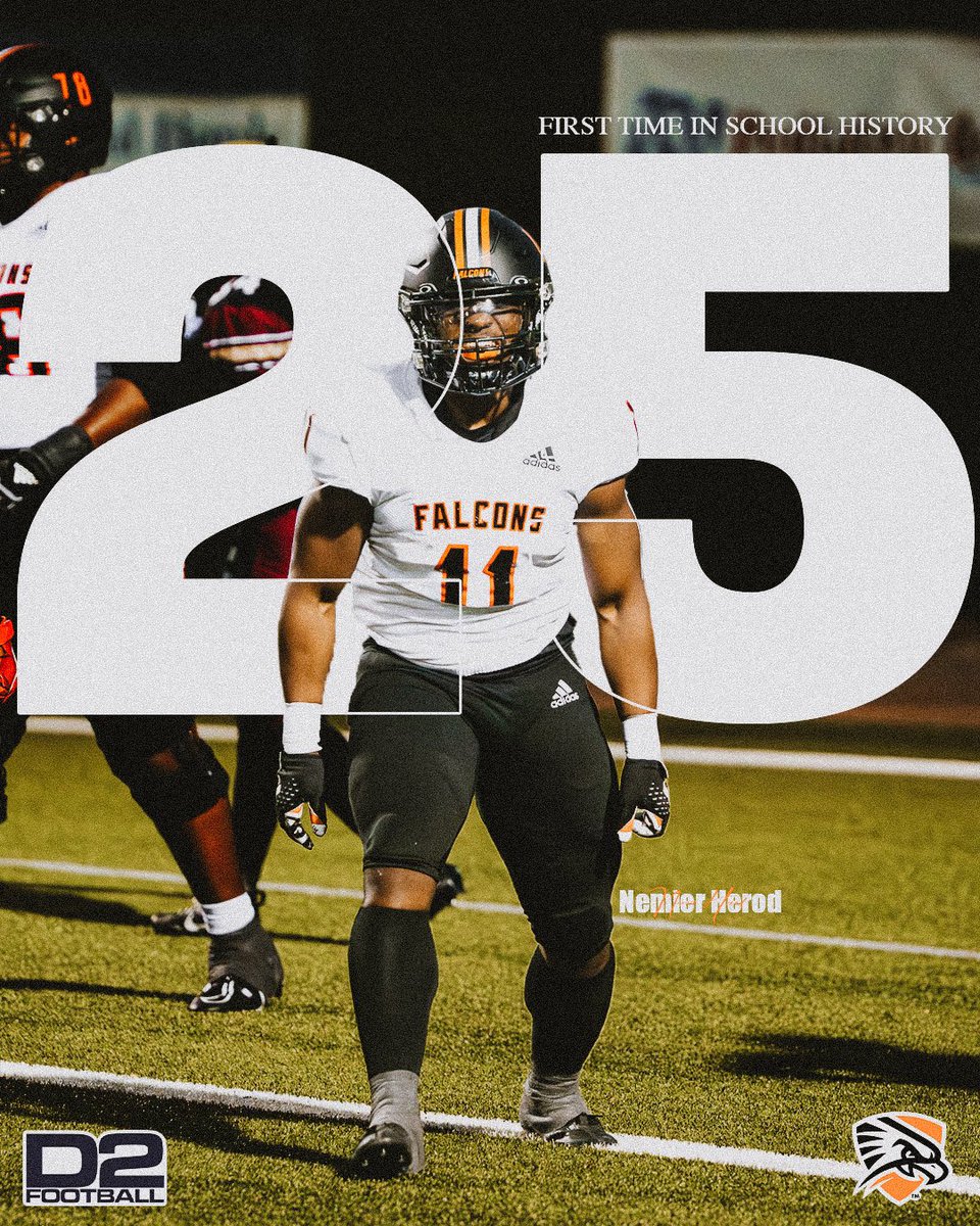 Introducing, the #𝟐𝟓 𝐫𝐚𝐧𝐤𝐞𝐝 𝐔𝐓𝐏𝐁 𝐅𝐚𝐥𝐜𝐨𝐧𝐬 | <a href="/D2Football/">D2Football</a> 

#FAMILY #1AND0BROTHERHOOD