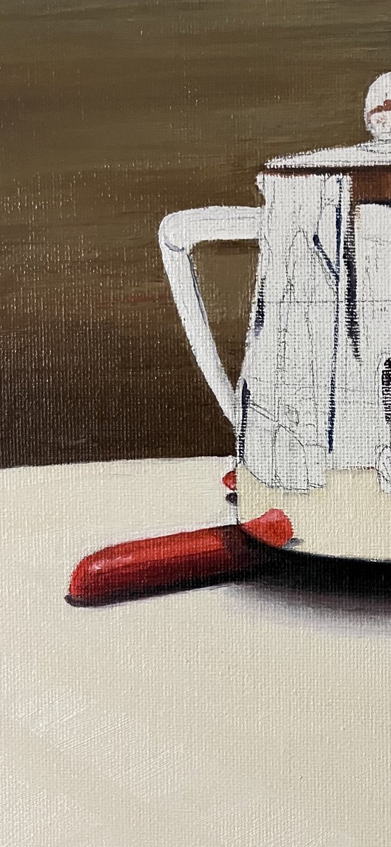 Wstracer's tweet photo. Tea Pot painting 😳 https://t.co/9Q3f7sLnrd