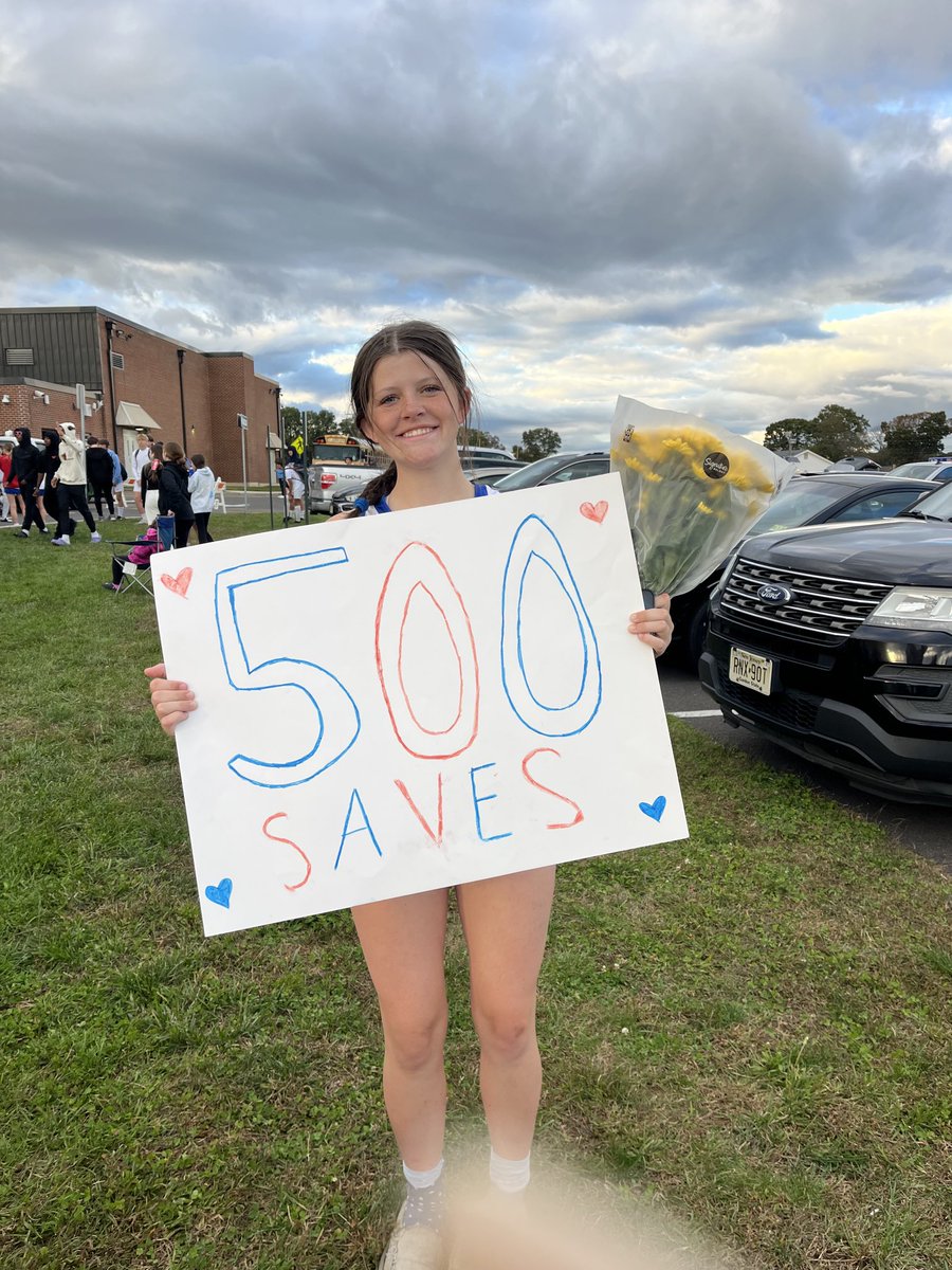 MustangAth's tweet photo. Congratulations Addy on your 500th save!  We are so proud of you! https://t.co/87RQjS06lS