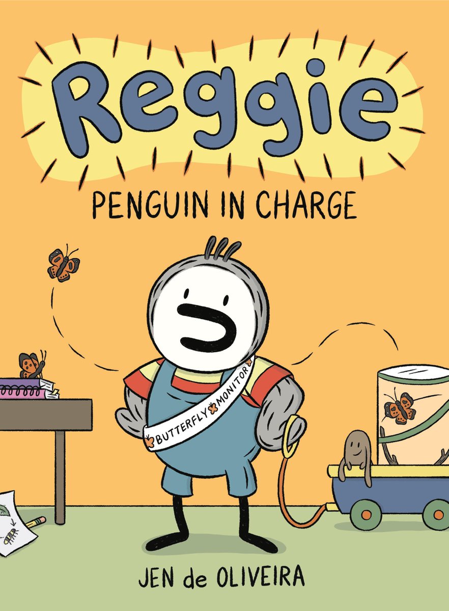 🐧🦋 COVER REVEAL! 🦋🐧 I'm thrilled to share the second book in the Reggie series... Penguin in Charge! It publishes 6/4/24 and is available to preorder now -- link in bio! @LittleBrownYR