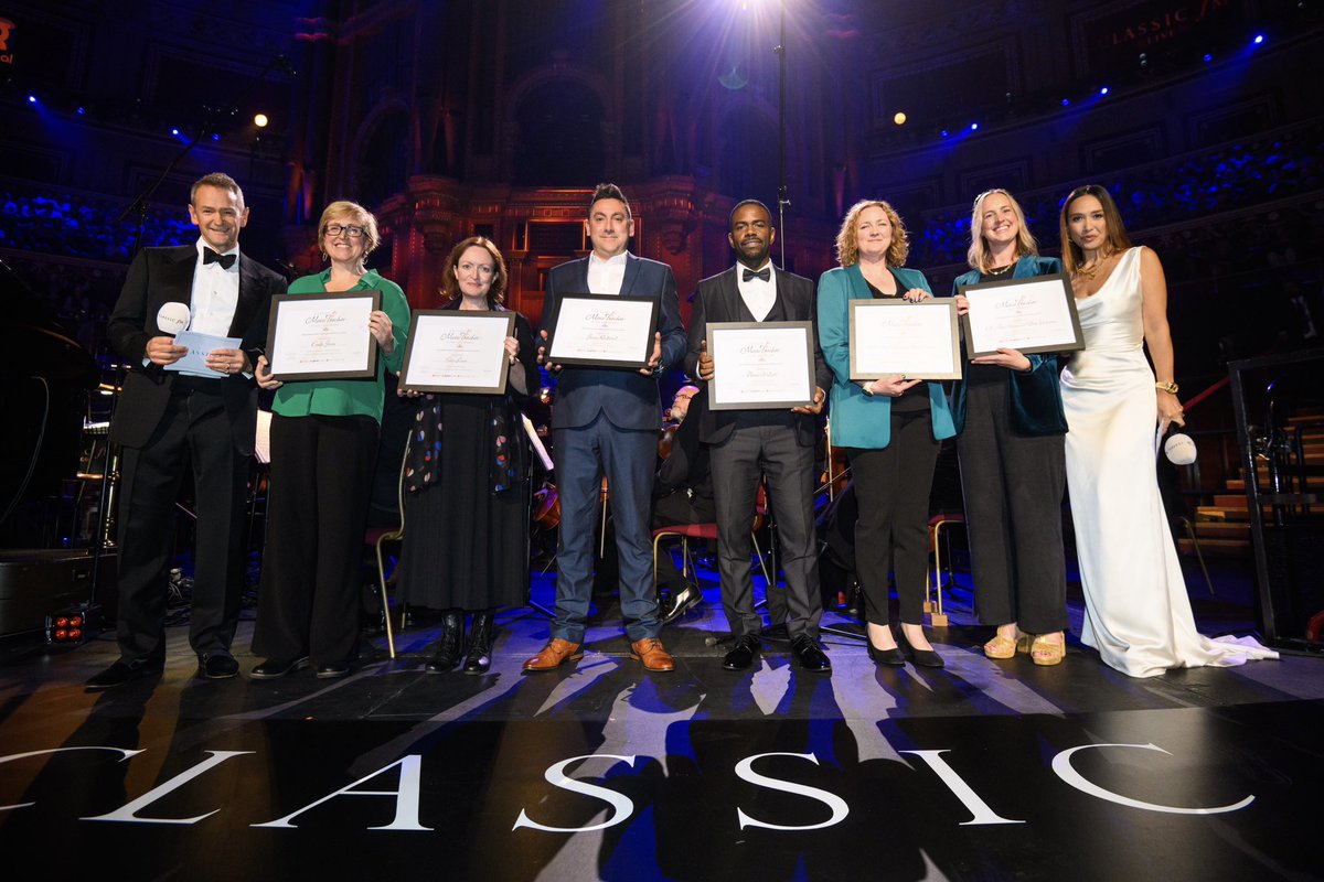 Congratulations to the fantastic winners of the Classic FM Music Teacher of the Year Awards 2023 with <a href="/ABRSM/">ABRSM</a> - presented by <a href="/XanderArmstrong/">Alexander Armstrong</a> and <a href="/KlassMyleene/">Myleene Klass MBE</a> at Classic FM Live! ❤️