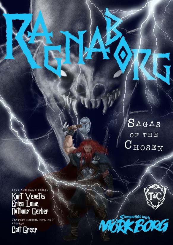 Y'all This week I get the pleasure of unvailing to the world our little project over at <a href="/talonclaw/">Talon & Claw</a>. We put a lot of work into this and I am so happy to Show the world Ragnaborg! If you are gonna be <a href="/GameholeCon/">Gamehole Con</a> Come by the T&amp;C booth and grab you a copy!