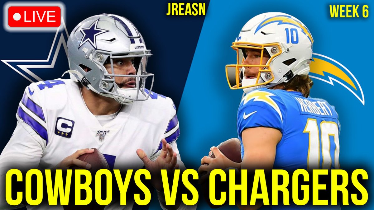 DALLAS COWBOYS VS LOS ANGELES CHARGERS LIVE STREAM - youtube.com/live/ogyNwvV81…

#dallascowboys #losangeleschargers #cowboysvschargers #nfl #nflweek6 #mondaynightfootball #dc4l