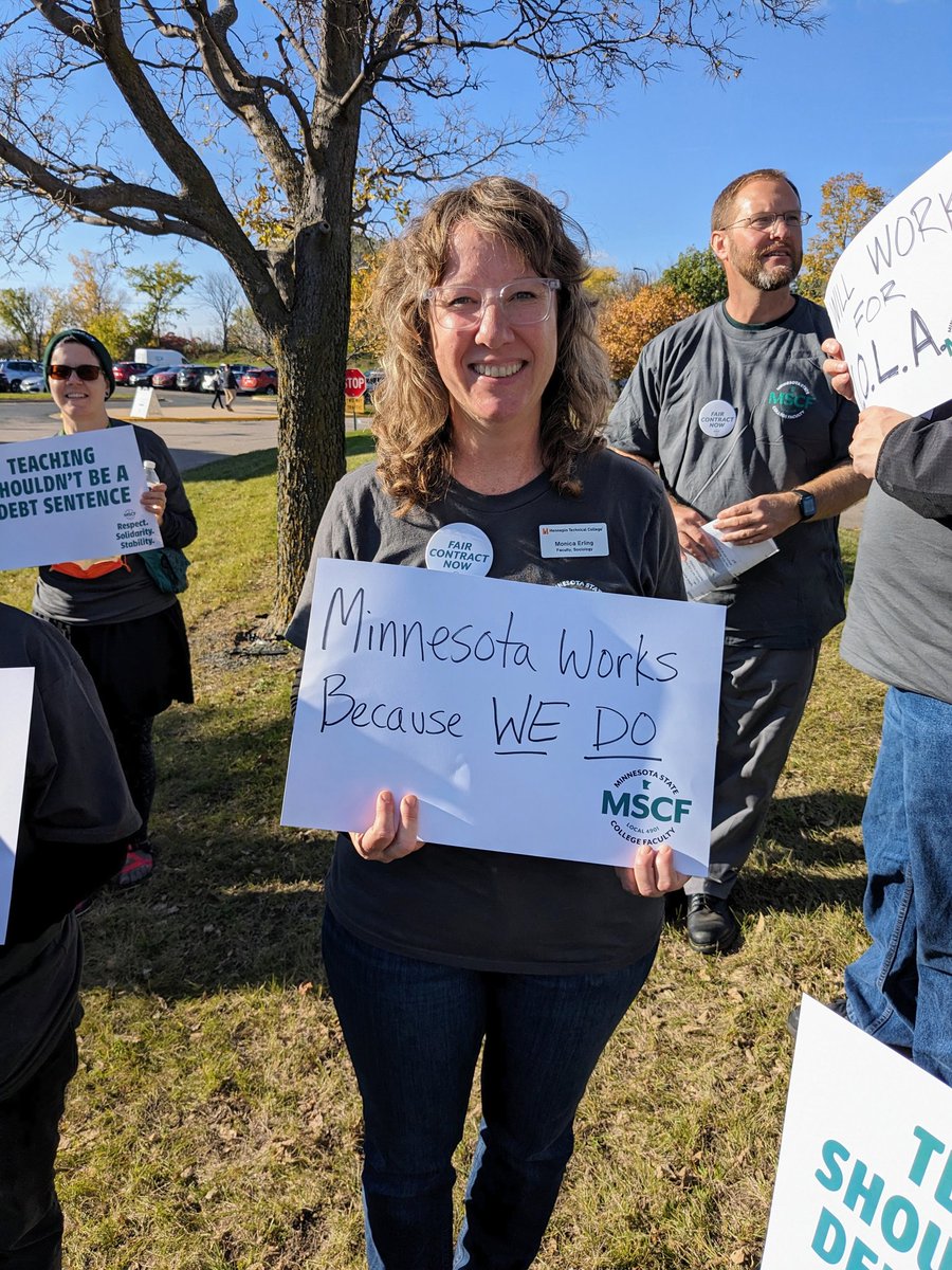 MSCFMN's tweet image. TRUTH
Minnesota can&apos;t move forward when you leave faculty behind
@MinnStateEdu
#stateofthesystem
#fairwagesnow
#respect
#settlethecontract
#mnleg