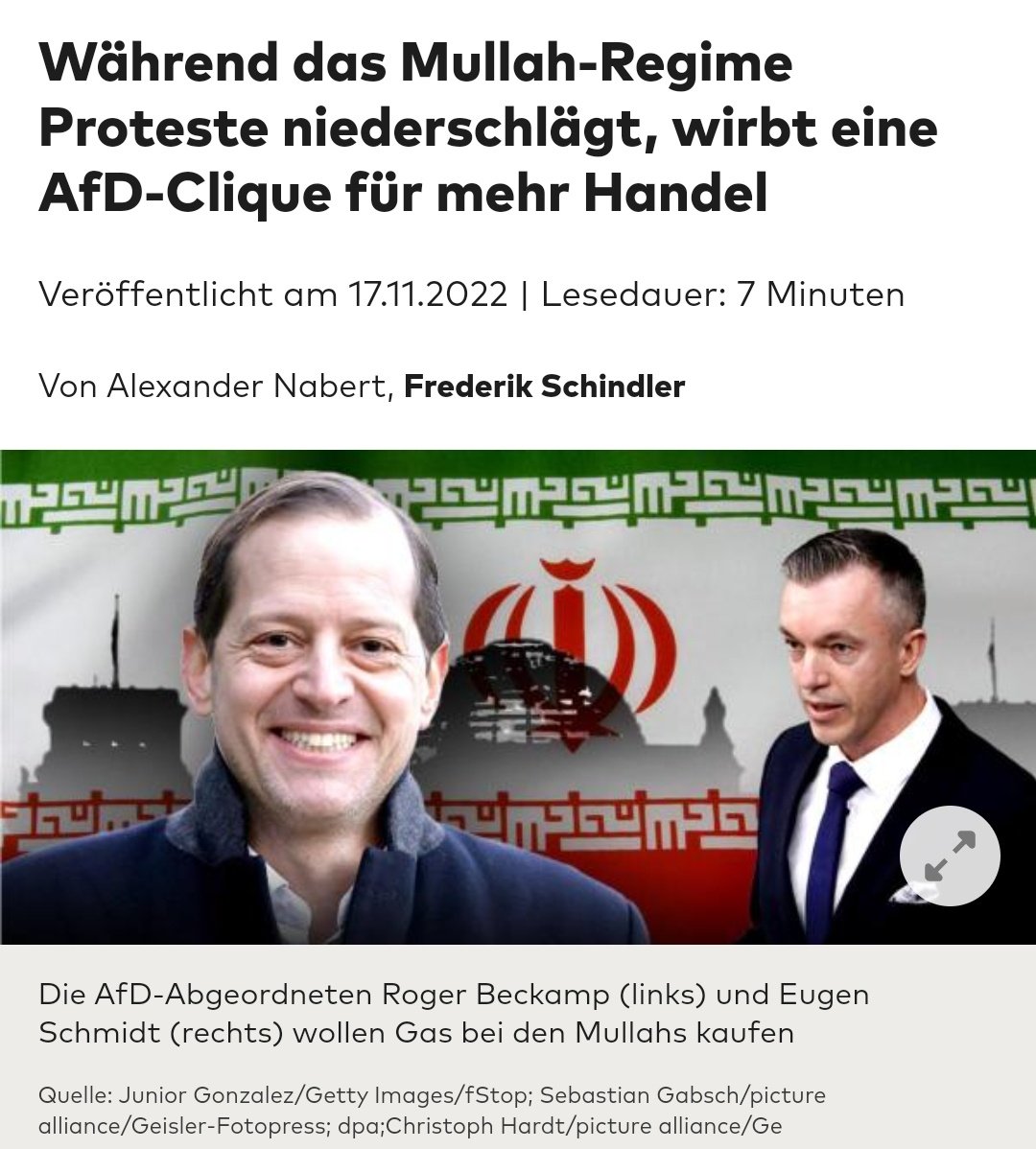 Ella_von_T's tweet photo. Heuchler!
➡️#Iran größter Waffenlieferant der Hamas!
"Recherchen der WELT zeigen, dass die #AfDler aus der Gruppe ihre Positionen nutzen, um für eine dem Mullah-Regime zugewandte Politik zu werben.
Beckamp (#AfD) verbreitet gar unkommentiert Propaganda des Staatspräsidenten..." https://t.co/yl92xDgiHZ