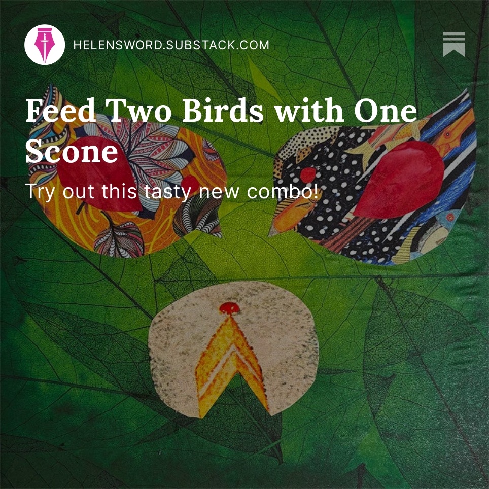 Two Birds with One Scone - Polish up your prose, then push your book or article out the door! When you register for my 3-day Stylish Writing Intensive (Oct 19-22 ), we’ll automatically enroll you in the Productivity Catalyst (Nov 4 - Dec 13), a $550 value. helensword.com/join-the-styli…