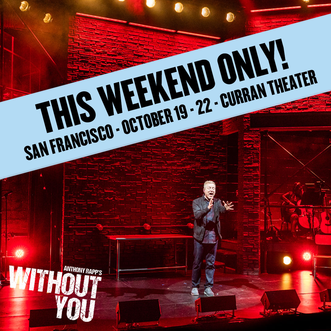 Without You Musical (@withoutyoushow) on Twitter photo How do you measure a weekend of performances?! In LOVE! Join us this weekend in San Francisco as #WithoutYouMusical takes over the <a href="/BroadwaySF/">BroadwaySF</a> Curran Theater for a weekend of performances! Get last minute tickets now at BroadwaySF.com! ❤️ How do you measure a weekend of performances?! In LOVE! Join us this weekend in San Francisco as #WithoutYouMusical takes over the <a href="/BroadwaySF/">BroadwaySF</a> Curran Theater for a weekend of performances! Get last minute tickets now at BroadwaySF.com! ❤️