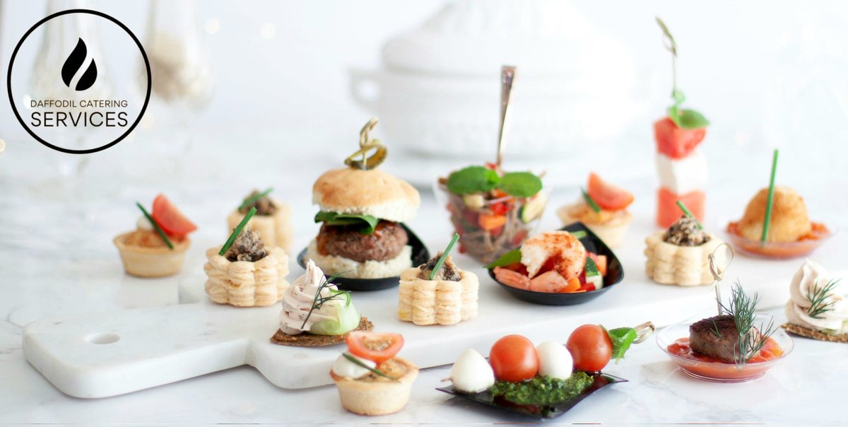 Our expert chefs carefully craft each bite-size canapé using the finest locally sourced, high-quality seasonal ingredients to deliver a culinary experience that excites your tastebuds. 'Make the world a better place with food!' #daffodilcateringservices