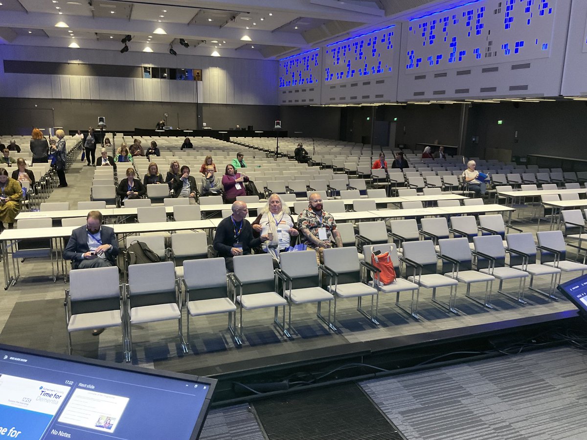 chris40781's tweet photo. #33AEC getting ready for our Time for Dementia talk at Alzheimer Europe conference ⁦@Time4Dementia⁩ ⁦@stephdaleycds⁩ @chris40781 https://t.co/6iSx3QshzJ
