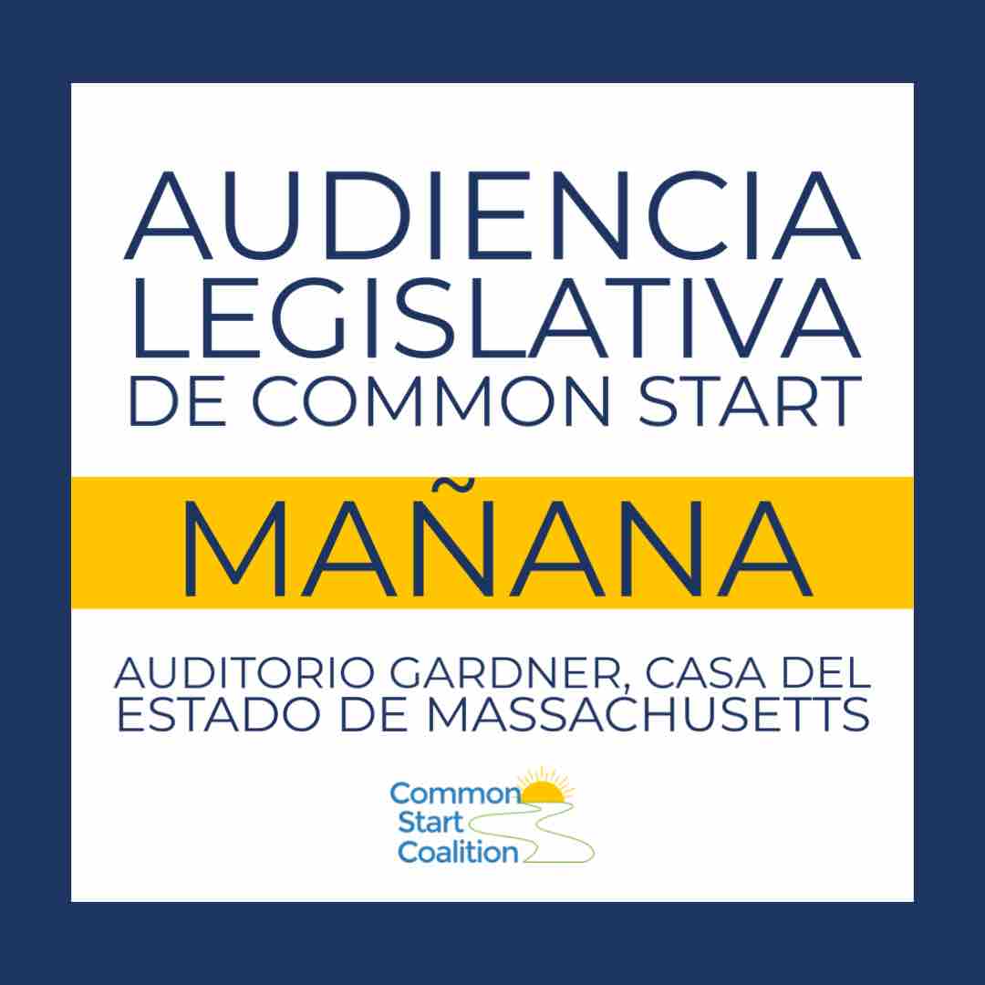 CommonStartMA's tweet photo. Where will you be tomorrow? Join us at 11:00AM in Gardner Auditorium at the State House for the legislative hearing on our bills to make high-quality early education and childcare in Massachusetts more affordable and accessible! #mapoli #childcarecrisis #CommonStart https://t.co/s04UpPHvLk
