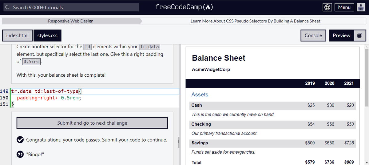 AmraniRida1's tweet photo. Day 10,11,12,13,14,15/100: #100DaysOfCode     
In the last 6days, I built a balance sheet using pseudo selectors.
Next project I learned Intermediate CSS by building a cat painting. 
#freeCodeCamp https://t.co/JDIz0UIzdG