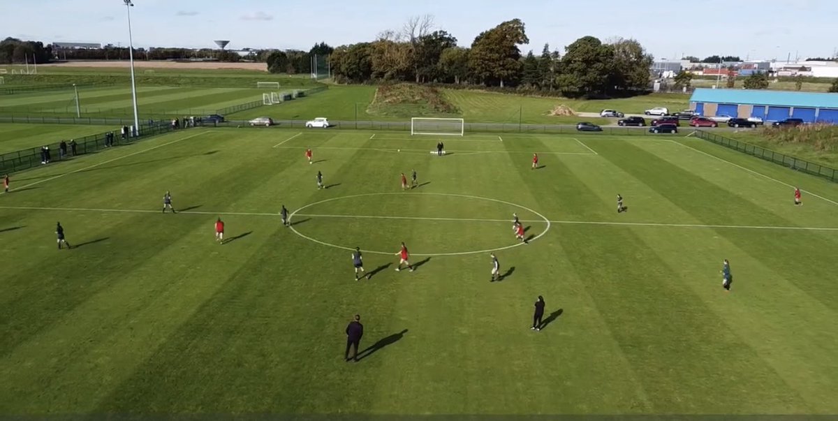 Great day with our @IrelandFootball GU16s in Abbotstown. Maximising all of our resources to support the development of our future players #WeAreOne 🇮🇪⚽️