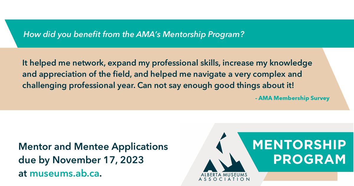 Applications are now open for the 2024 Cohort of our Mentorship Program! The Program matches emerging and mid-career professionals with established/senior peers to build their professional networks and share best practices. Find more info on our website: bit.ly/46uQMlt