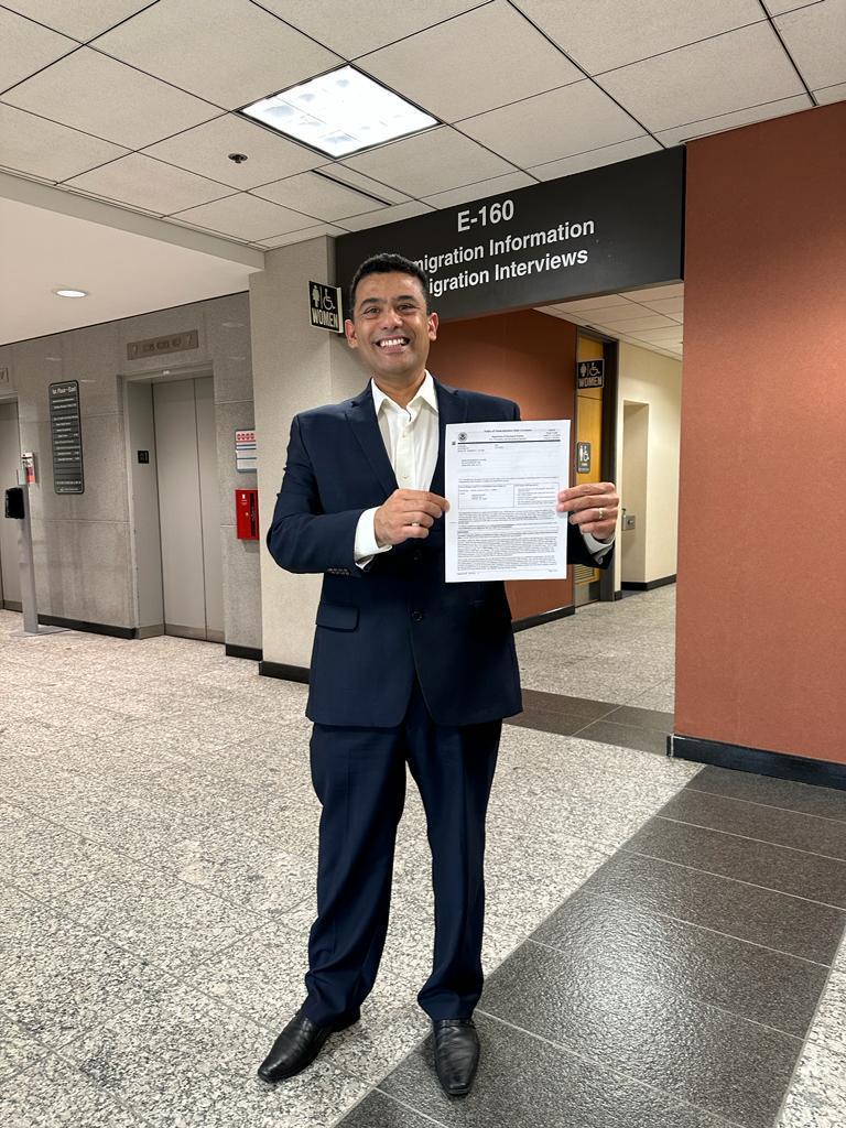 Student Marcos was recruited directly from Level 6 ESL to be a college and career advisor for us. True to form, he is setting a good example by becoming a US Citizen last week. Bravo! <a href="/framinghamps/">Framingham Public Schools</a>