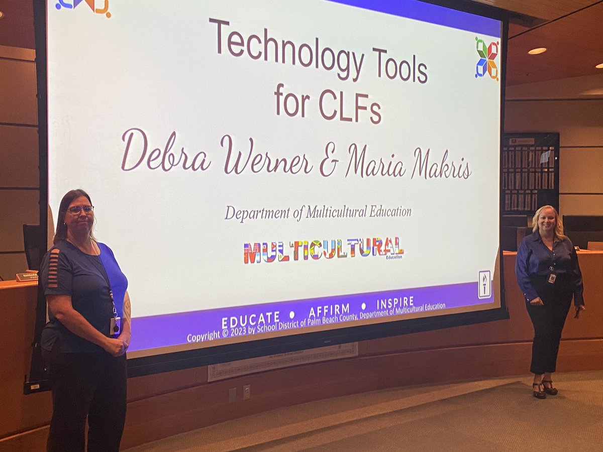 I was honored to be a part of the training for New Community Language Facilitators (CLFs) with <a href="/DWernerpbc/">Debra Werner</a>.  We Educate, Affirm, and Inspire with equity embedded systems. 💫<a href="/pbcsd/">The School District of Palm Beach County</a> <a href="/EsolPbc/">ESOL PB Schools</a>