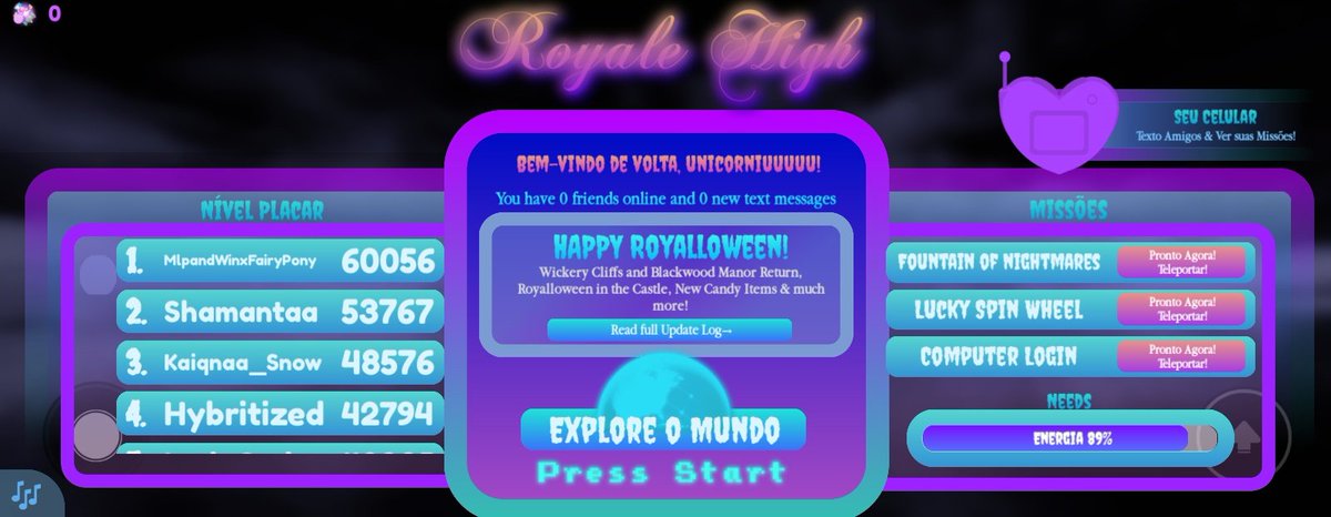 Fernand55082842's tweet photo. FINALMENTE CHEGOU A ATUALIZAÇÃO DE HALLOWEEN 🎃,o icone do jogo foi mudado,o início do jogo também,a  wickery cliffs foi adicionada,CORRA E PEGUE SEUS DOCES🍭🍬
#royalehighcampus3 #royalehighhalloween #royalehigh #royalehighBR🇧🇷 #roblox #brasik #royalween #ROYALEHIGH #update https://t.co/SMio2FhTkE