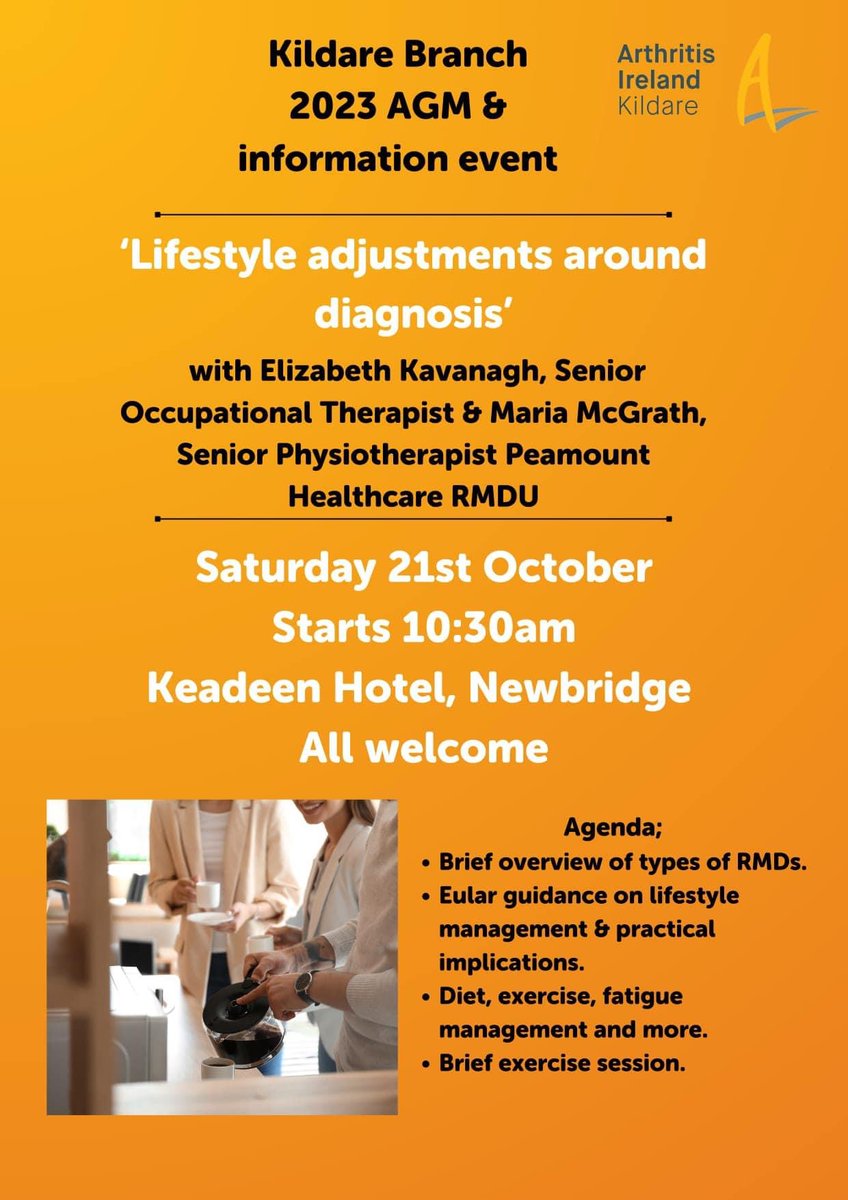 All Kildare branch members be sure to join @Mmcgrat6Murphy and @_lizzie2 from @Peamount_Health at the AGM