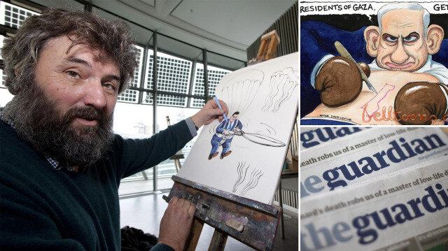kemalozercom's tweet photo. Siyonist terör her yerde

Siyonist İngiliz The Guardian, masum Filistinlileri katleden #zionistterror Netanyahu'yu çizdiği için gazetenin 42 yıllık karikatüristi Steve Bell'i kovmuş.

Gerekçe ise Yahudi düşmanlığı

@guardian God damn you https://t.co/oOWHeDxpOO