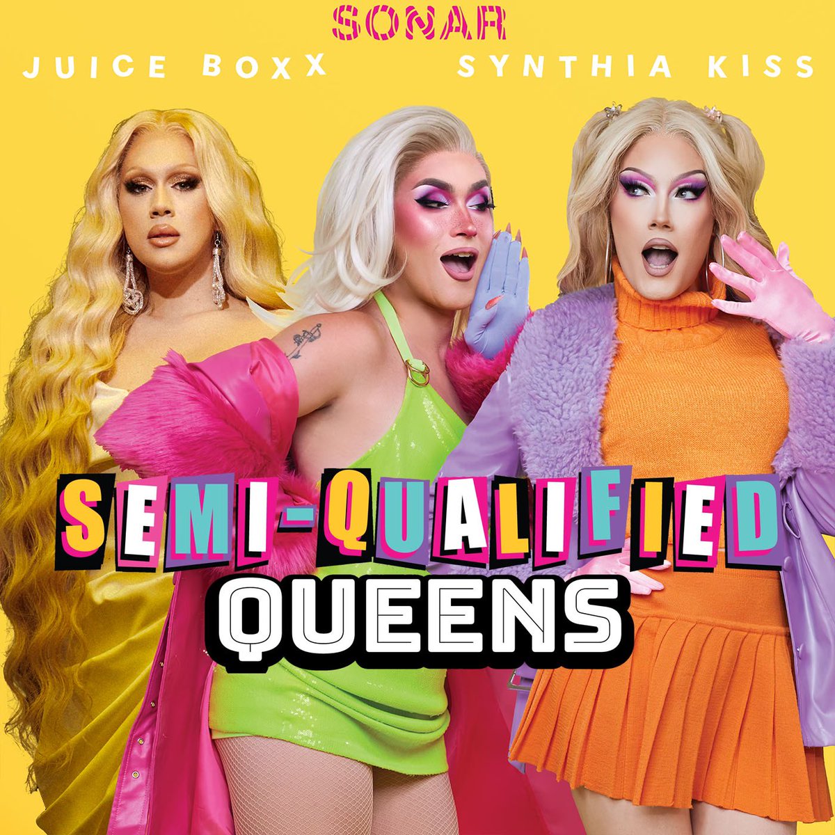 SQQPod's tweet image. Pucker up, motherf*ckers! This week we have your favourite citrus on! @thatbitchlemon! She chats all things drag and rap! Ugh... We are gonna be bitter forever if you don't listen! linktr.ee/semiqualifiedq…