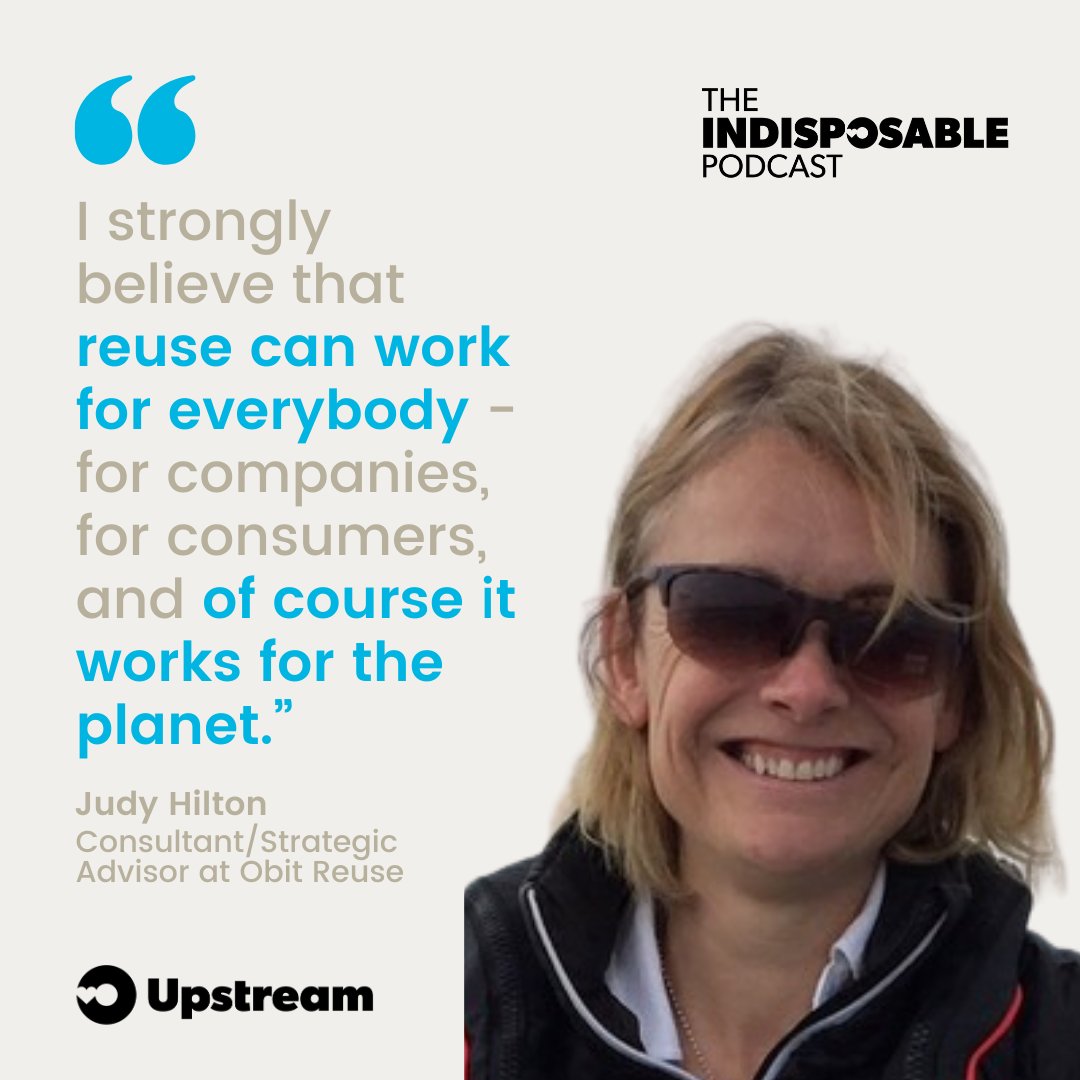 Happy Monday, Solutioneers! Today we some inspiring words from Judy Hilton, consultant and strategic advisor at Orbit Reuse. Judy details the stages which will enable the transition away from single-use on our latest #IndisposablePodcast. 

Tune in at upstreamsolutions.org/podcast/the-re…