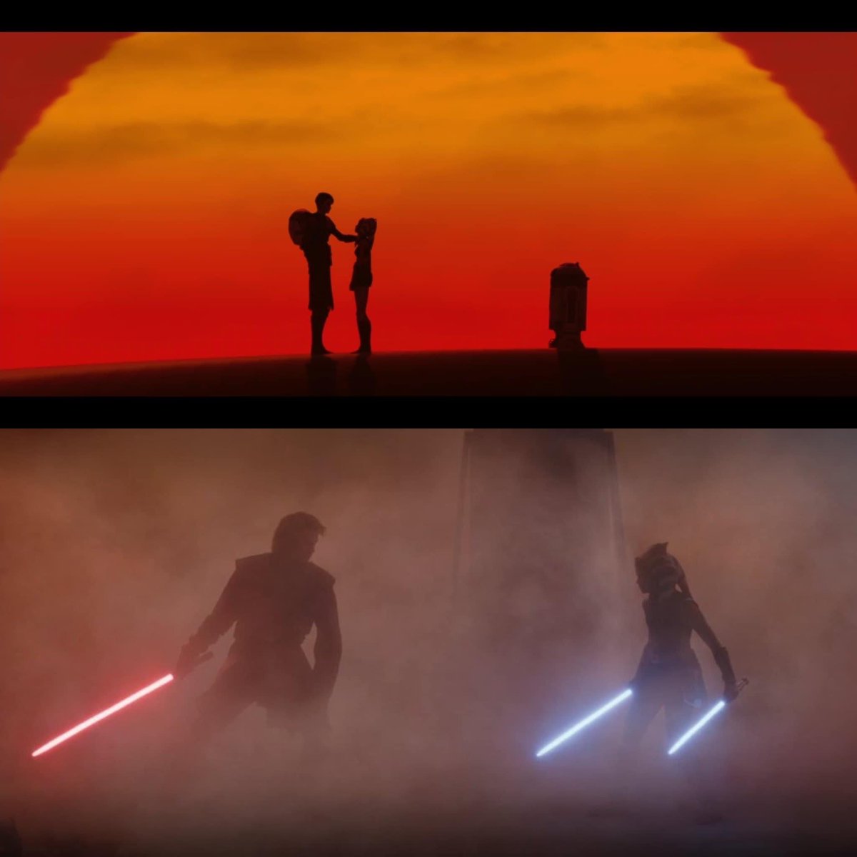 SWCultureLive's tweet photo. Skyguy &amp; Snips. 🥺

#StarWars #TheCloneWars #Ahsoka https://t.co/DeRRovkiaC
