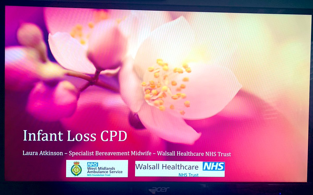 Privileged to be asked to be a guest speaker at @OFFICIALWMAS Infant Loss CPD learning event this evening 📚✏️ .. Discussing how together we can standardise bereavement care. Thank you to Heather & Stephanie for the invite 🩷 @WalsallHcareNHS @josellwright