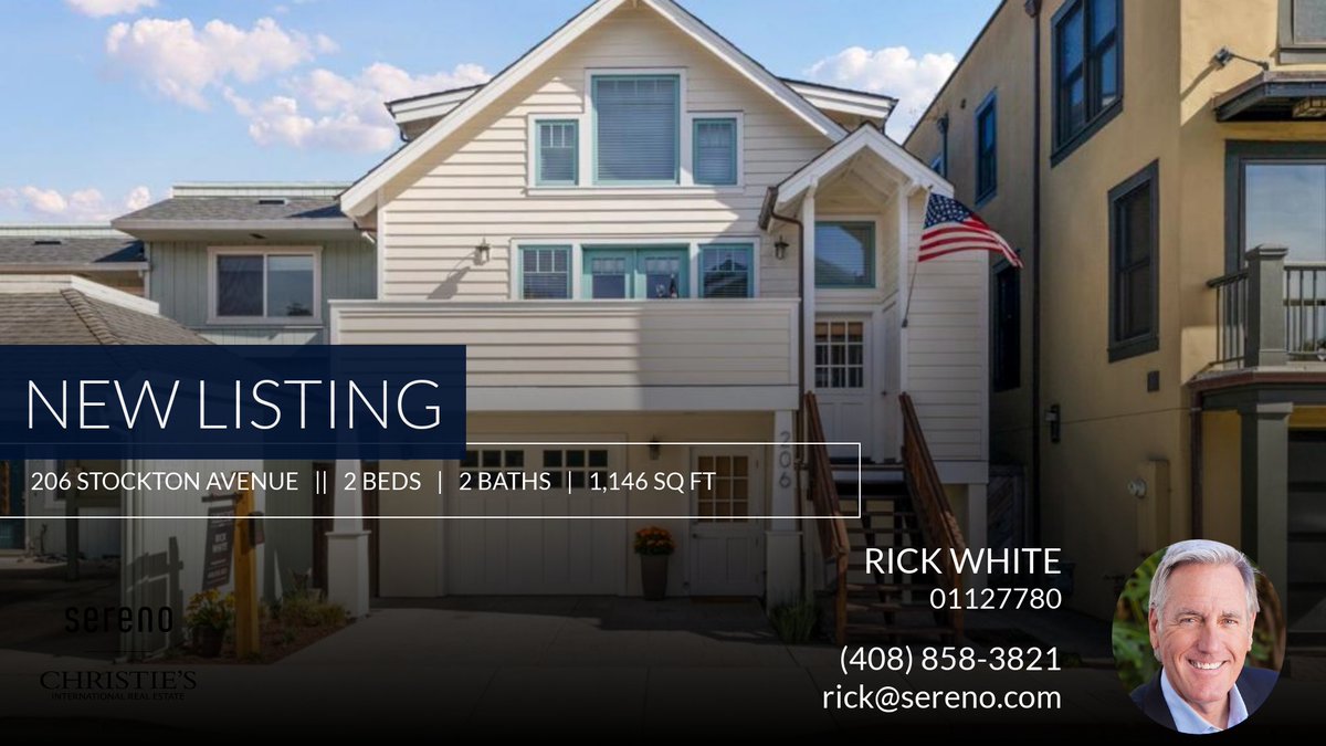 RickWhiteSells's tweet photo. 📍 New Listing 📍 Take a look at this fantastic new property that just hit the market located at 206 Stockton Avenue in Capitola. Reach out here or at (408) 858-3821 for more information https://t.co/hwuECsTHYe https://t.co/Tr2QfdgvIi