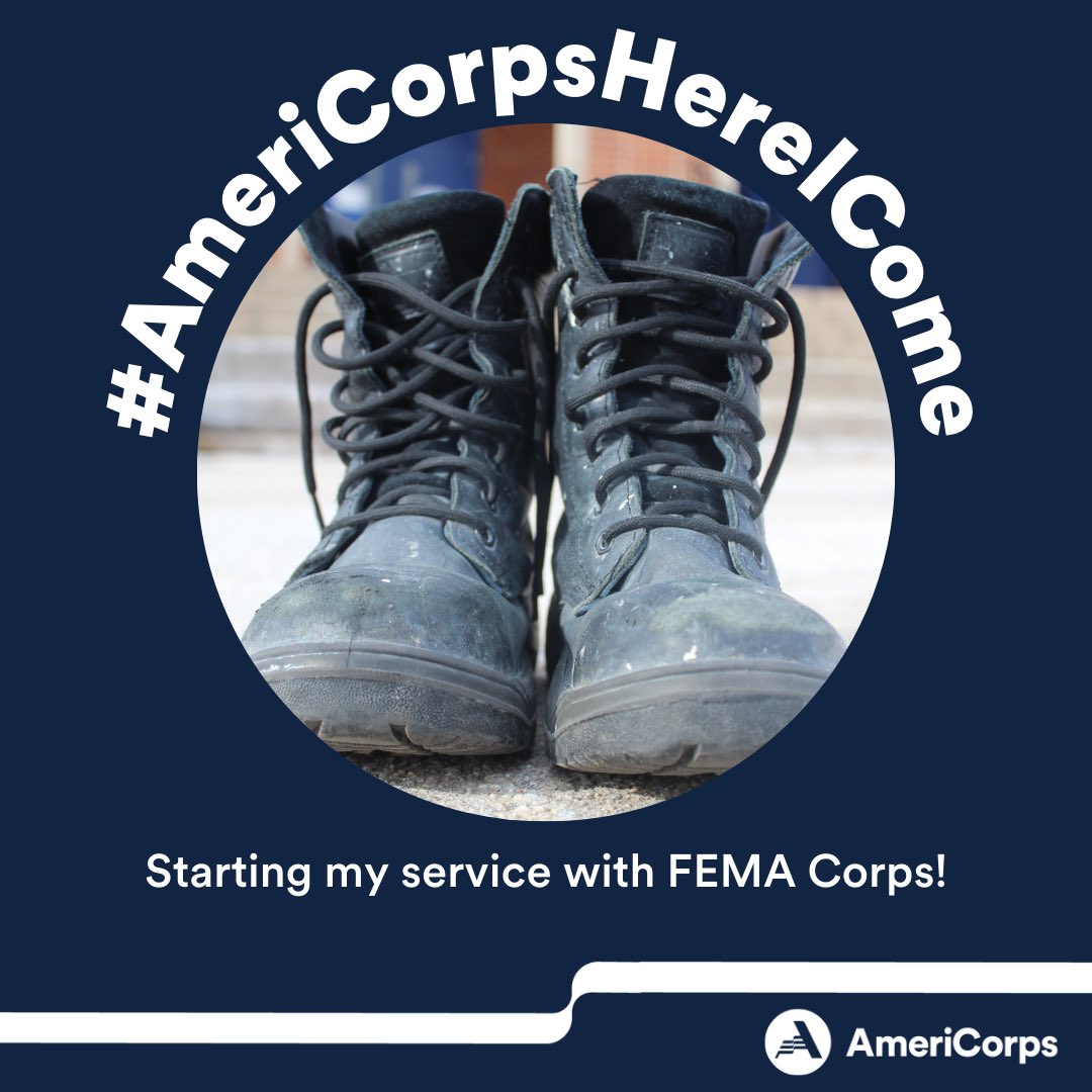Sierralbee's tweet photo. Excited to share that I’ll be starting my service with @AmeriCorps in 2024! As a member in the #FEMACorps program, I’ll serve on a team that travels throughout the country to support @FEMA in their work of helping people before, during, and after disasters 🇺🇸
#AmeriCorpsHereICome https://t.co/oPuC90KLS0