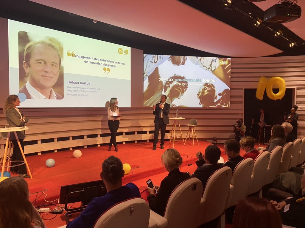 <a href="/JobIRL/">JobIRL</a> fête ses 10 ans ! Quand l’Etat, les entreprises et les structures se réunissent pour servir l’inclusion dans l’emploi cela donne 1jeune1solution

JobIRL concourt à ce mouvement en dénichant les talents et en ouvrant les portes des entreprises. On continue !