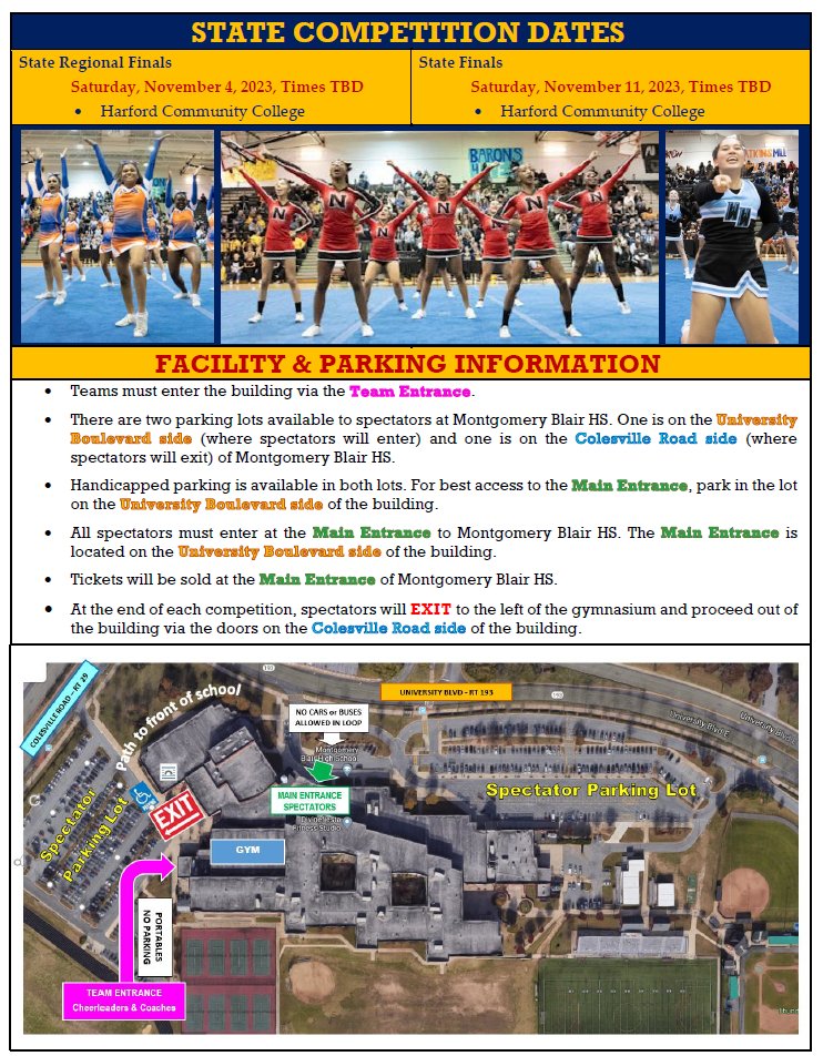 MCPS Athletics (@mcpsathletics) on Twitter photo Hot of the Pressπ₯Fan Focus (everything fans need to know) for the MCPS Cheerleading Championships, Saturday, October 28, 2023. #WeRAISE <a href="/MCPS/">MCPS</a> <a href="/mcpsAD/">Jeff Sullivan</a> <a href="/MCPScheer/">MCPS Cheerleading</a> Hot of the Pressπ₯Fan Focus (everything fans need to know) for the MCPS Cheerleading Championships, Saturday, October 28, 2023. #WeRAISE <a href="/MCPS/">MCPS</a> <a href="/mcpsAD/">Jeff Sullivan</a> <a href="/MCPScheer/">MCPS Cheerleading</a>