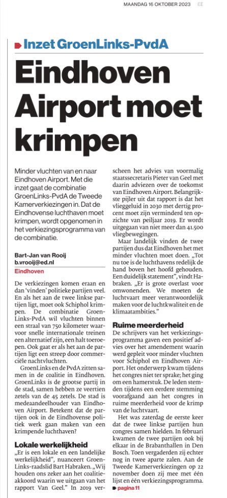 Voorbeeld van een noodzakelijke keuze in <a href="/Brainport_ehv/">BRAINPORT EHV</a> <a href="/MRE_netwerk/">Metropoolregio Eindhoven</a> als je kijkt naar te grote druk op kwaliteit leefomgeving en enorme opgave schaalsprong <a href="/PvdA/">Partij van de Arbeid</a> <a href="/groenlinks/">GroenLinks</a> <a href="/ED_Regio/">Eindhovens Dagblad</a>