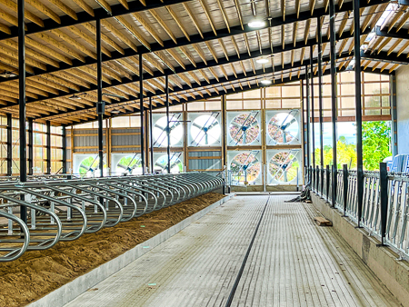 FoxCitiesBuild's tweet image. 🚜 Construction Update at: Wittenberg Embryo Transfer
The building teams continue with the installation of the ventilation system in this state-of-the-art dairy facility. 

#wittenbergembryotransfer #freestallbarn #milkingparlor #dairyfarm #agconstruction #foxcitiesbuilders