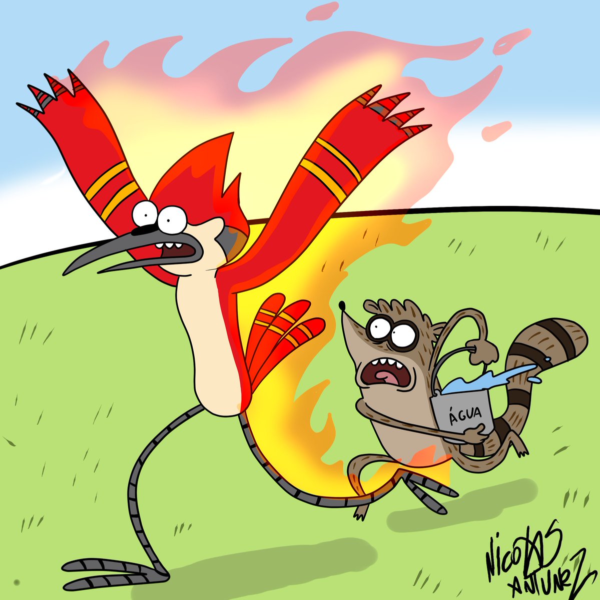 U_NicoAntunez's tweet photo. 16 Mordecai como Pássaro fenix
.
.
..
@cartoonnetworkbrasil #CNInktober2023 #CNinktober #CNInktober2023 #CartoonNetwork #inktober #cnfanart #cartoonber #artdigital #regularshow #mordecaiandrigby https://t.co/fFpjAU07Da