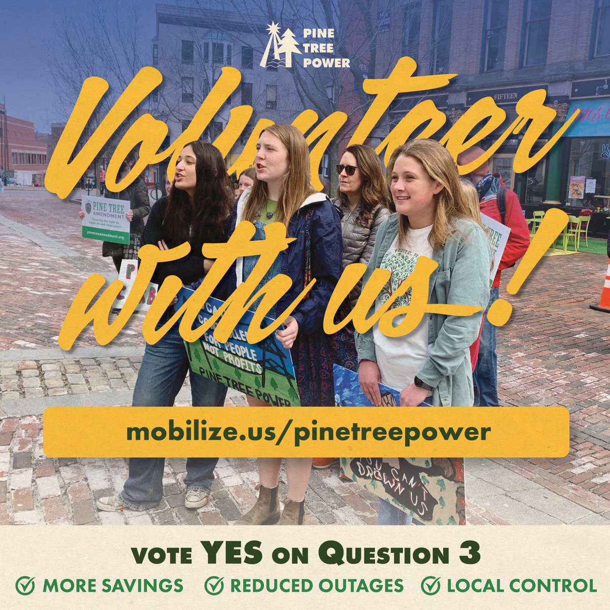 ThirdActOrg's tweet image. Maine’s utilities made $187 million and profit only to send out 94,000 disconnection notices, lobby against climate action, and leave the state with the most frequent outages in the country. 

Help Mainers fight back: mobilize.us/pinetreepower/…

#YesOn3 #PineTreePower #PublicPower