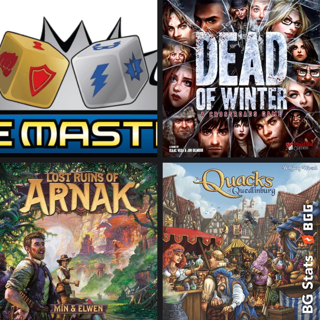 What games did you get to the table this past week?

This week we got the following to the tabletop:
- Dice Masters
- Dead of Winter
- The Lost Ruins of Arnak 
- The Quacks of Quedlinburg

#whatdidyouplaymondays #boardgames #tabletop