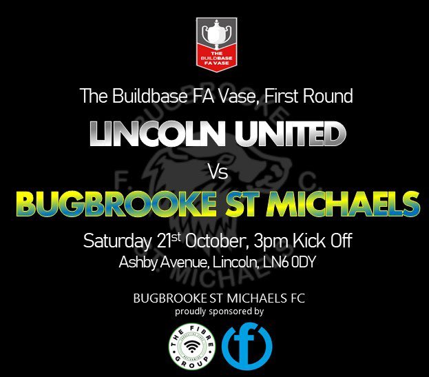 🚨 🅽🅴🆇🆃 🅵🅸🆇🆃🆄🆁🅴 ⬆️ 

🆚 <a href="/LincolnUnited/">Lincoln United FC</a> 
🗓 Saturday 21st October 
🕝 3pm KO
🏆 Buildbase FA Vase Round 1
🏟️ Ashby Avenue, LN6 0DY
🎟 £9 Adults / £6 Concessions / £3      
       U16s
🍔 Bar open, food and drink available 
🚌 Seats on the Bus are available

#Badgers 🦡