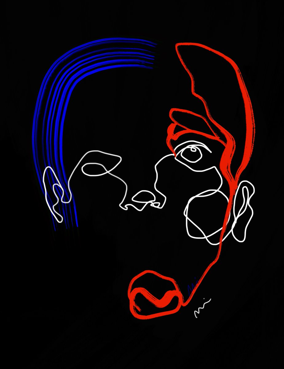 gm.

My latest collection, titled '23,' features imaginary faces that I draw, and once the drawing is complete, I give them the first name that spontaneously comes to my mind.

🔴🔵 "Chris" is just added to the collection

🔗↴