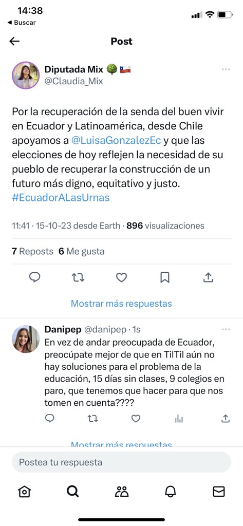 danipep's tweet photo. La diputada que representa a la comuna de Til Til anda pendiente del exterior, pero tu comuna cuando? 2400 niños sin clases @Claudia_Mix  cual es tu aporte? Ponte la camiseta https://t.co/ji4y9hLU9B