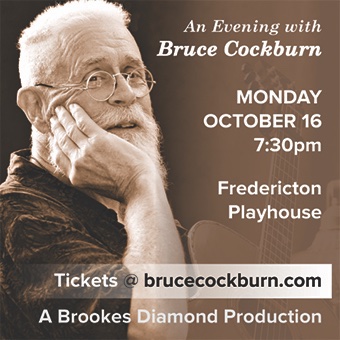 wendyphillipspr's tweet photo. Tonight in Fredericton! Enjoy an Evening with Canadian musical icon Bruce Cockburn live at the Fredericton Playhouse. A few tickets still available here: https://t.co/j0al5druXh #brucecockburn #maritimetour #liveinfredericton https://t.co/HABHfH9RKe